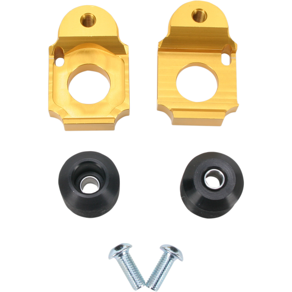 Driven Racing Axle Block Sliders - Suzuki - Gold DRAX-102-GD