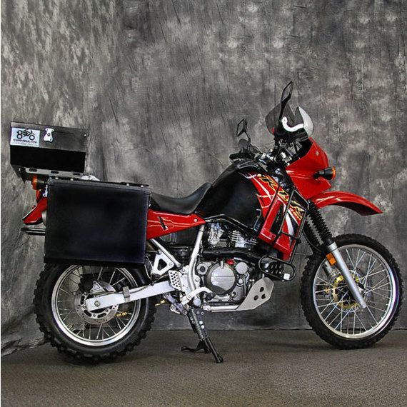 Happy Trails Products Aluminum Pannier Kit TETON  KLR650A '87-'07