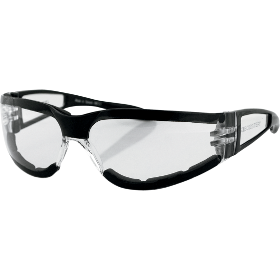 Bobster Shield II Sunglasses - Gloss Black - Clear