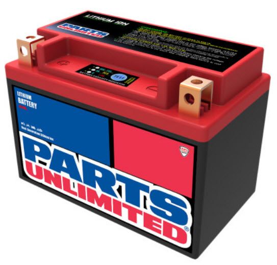 Parts Unlimited Li-Ion Battery - HJTX9-FP