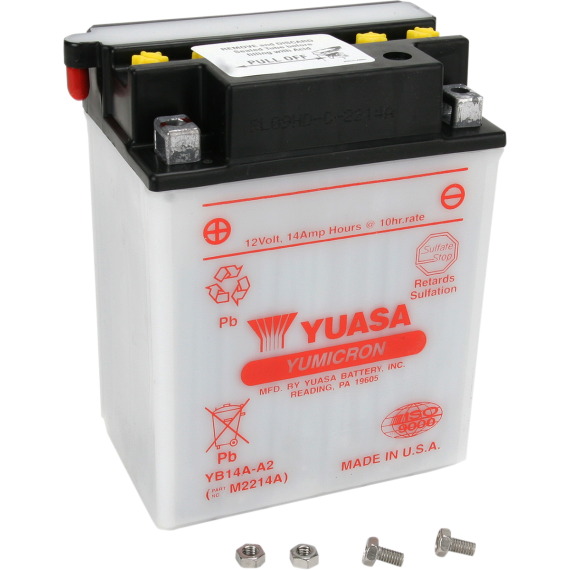 Yuasa Battery - YB14A-A2 YUAM2214AIND