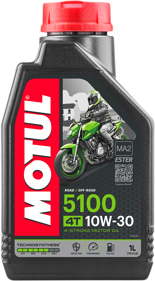 MOTUL 5100 4T Synthetic Blend Oil  - 10W-30 - 1L 104062