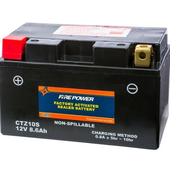 FIRE POWER Battery Ctz10s Sealed Factory Activated