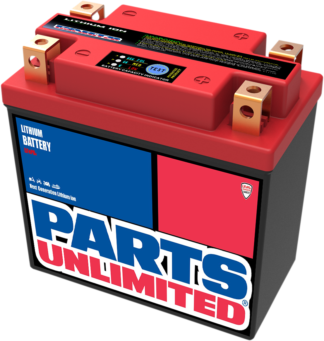 Parts Unlimited Li-Ion Battery - HJTX14AHQ-FP