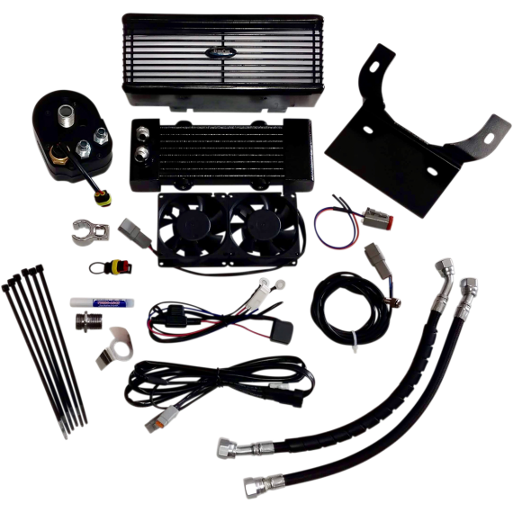 Ultracool Oil Cooler Kit - Black RF-1G