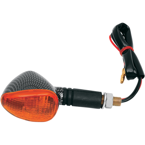 K and S Technologies Marker Lights - Single Filament - Carbon/Amber