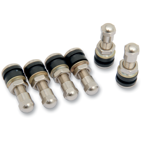 K and L Supply Metal Valve Stem - Long - 6 Pack