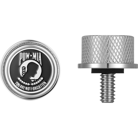 Figurati Designs Seat Mounting Knob - Stainless Steel - POW MIA FD50-SEAT KN-SS