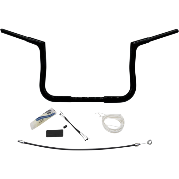 Fat Baggers Inc Handlebar Kit - Flat Top - 10" - Black 709110-B