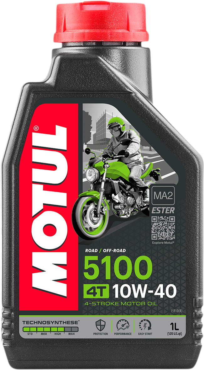 MOTUL 5100 4T Synthetic Blend Oil  - 10W-40 - 1L 104066