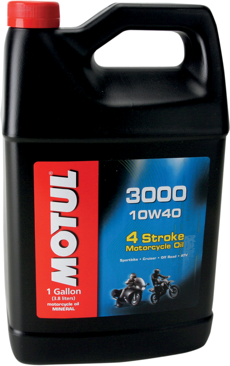 MOTUL 3000 Mineral 4T Engine Oil - 10W-40 - 1 U.S. gal. 107693