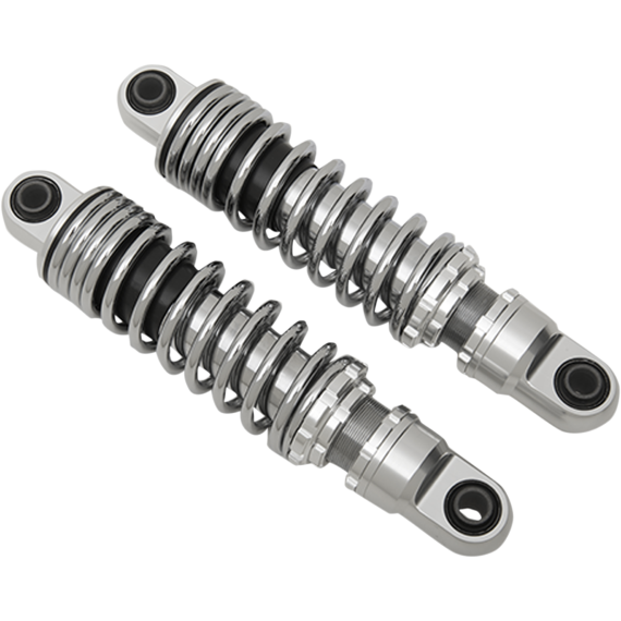 Drag Specialties Shocks Premium Ride-Height Adjustable Shocks - Chrome - Standard - 11" C16-0155A