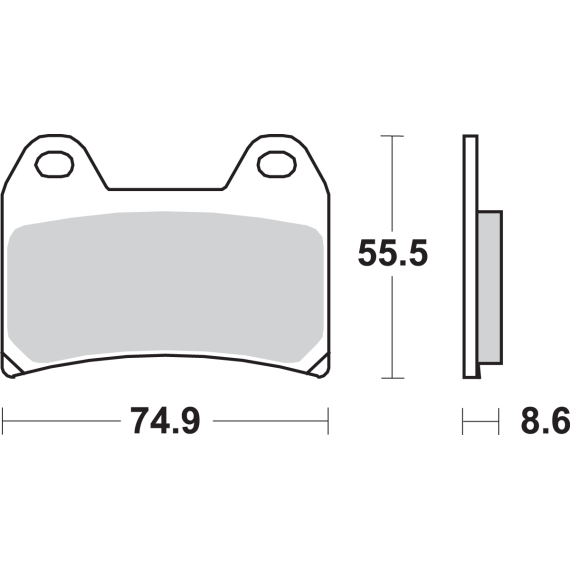 Sbs HF Brake Pads 706HF