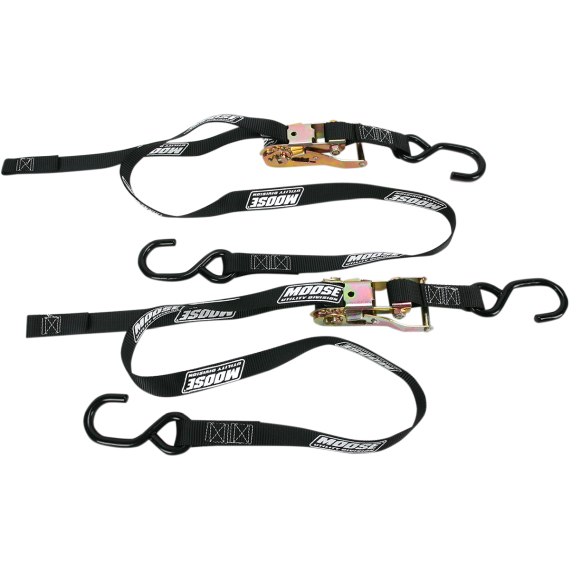 Moose Racing Ratchet Tie-Down - 1" - Black