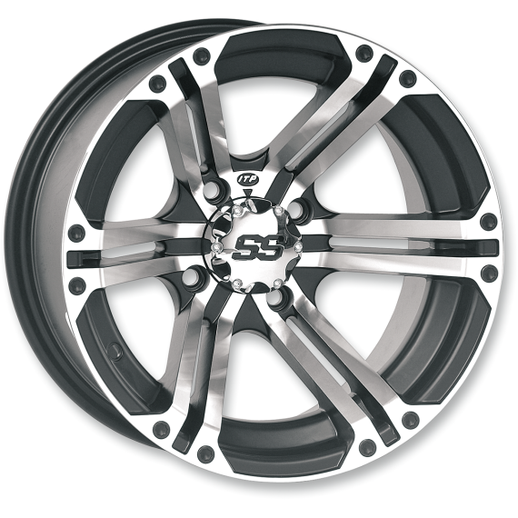 Itp Wheel - SS212 Alloy - Front/Rear - Machined Black - 12x7 - 4/137 - 5+2 1228368404B