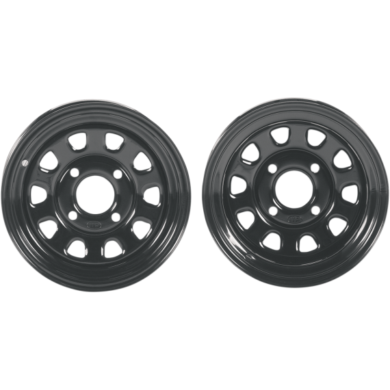 Itp Delta Steel Wheel - Front/Rear - Black - 14x7 - 4/156 - 4+3 1422320014B