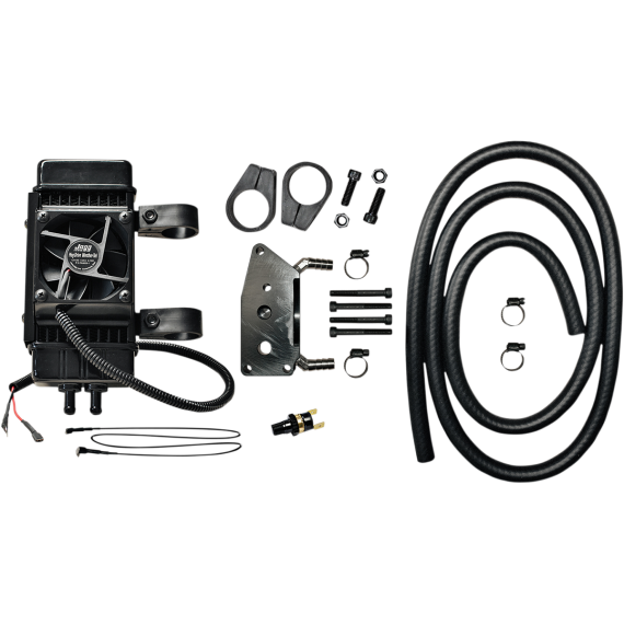 Jagg Oil Coolers Fan-Assisted Vertical Frame-Mount Oil Cooler Kit 761-FP2600