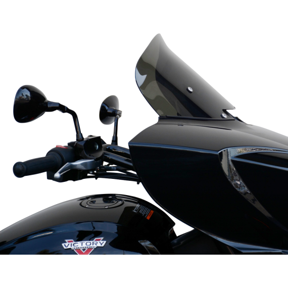 Wind Vest Windshield - Dark Smoke - 11" - Victory 64-1140