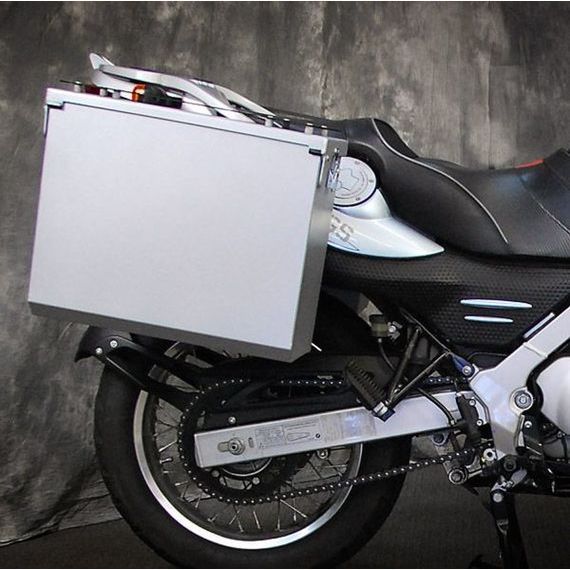 Happy Trails Products Aluminum Pannier Kit TETON - G650GS F650GS Single/Dakar Sertao