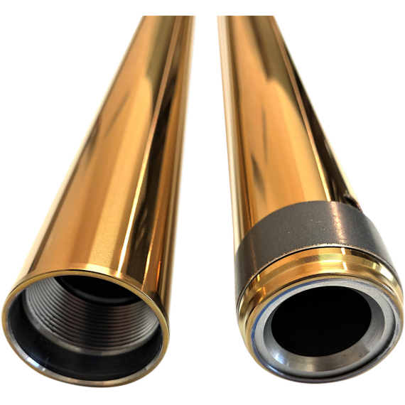 Proone Perfmfg Fork Tube - Gold - 39 mm - 26.25" Length 105030G