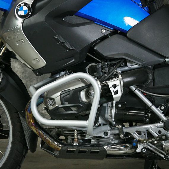 Happy Trails Products HT PD Nerf Engine Guards Silver BMW R1200GS | GSA