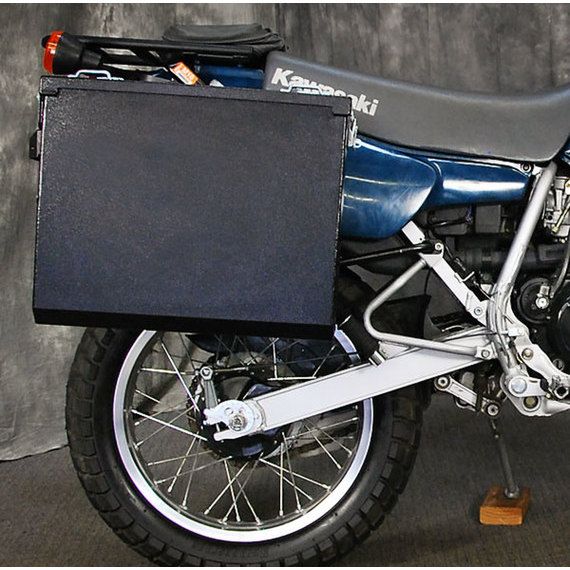 Happy Trails Products Aluminum Pannier Kit TETON  Kawasaki KLR250