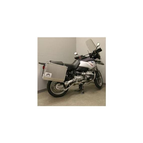 Happy Trails Products Aluminum Panniers (Pair)TETON Silver 10.5" Pair Scratch-Dent-Misdrilled