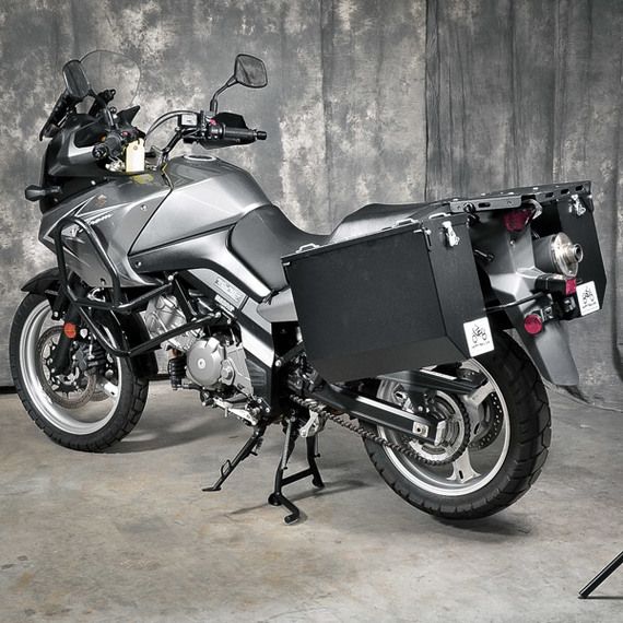 Happy Trails Products Aluminum Pannier Kit TETON BMW R1200GSW