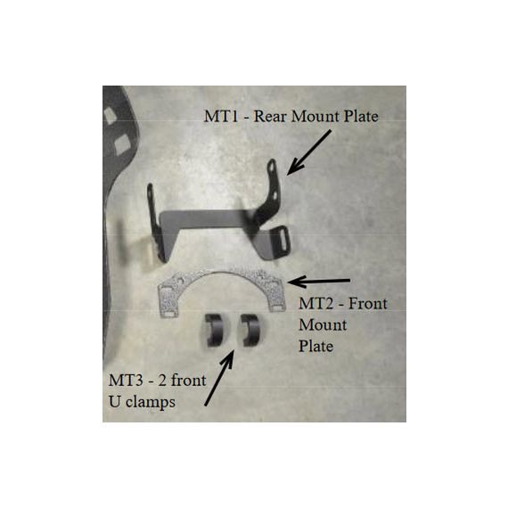 Happy Trails Products Happy Trails V-Strom Skid Plate Mount kits