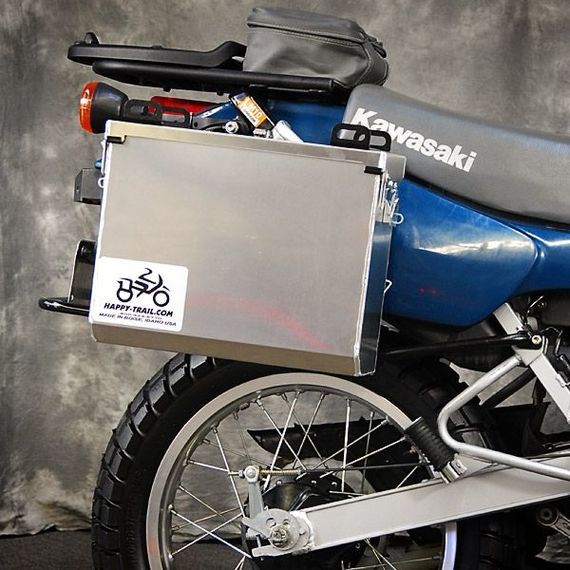 Happy Trails Products Aluminum Pannier Kit IMNAHA Kawasaki KLR250