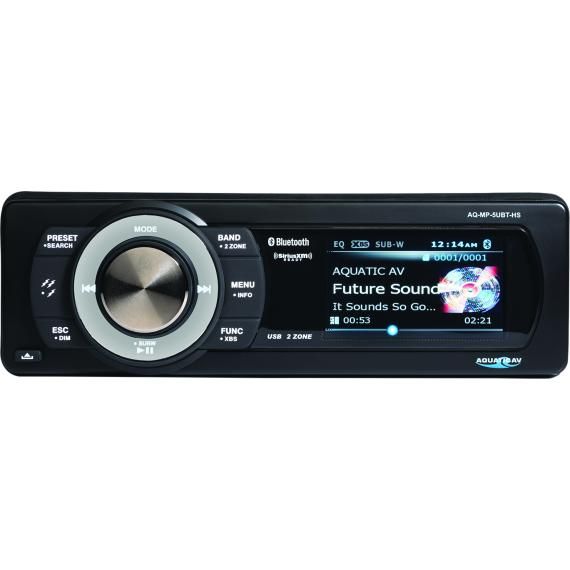 AQUATIC AV Bluetooth Usb/mp3 Media Player Sirius/xm Ready