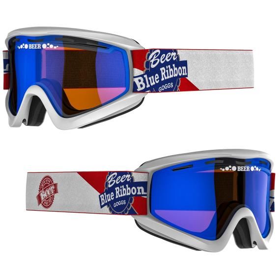 BEER OPTICS Cold Pbrb Goggle Blue Mirror