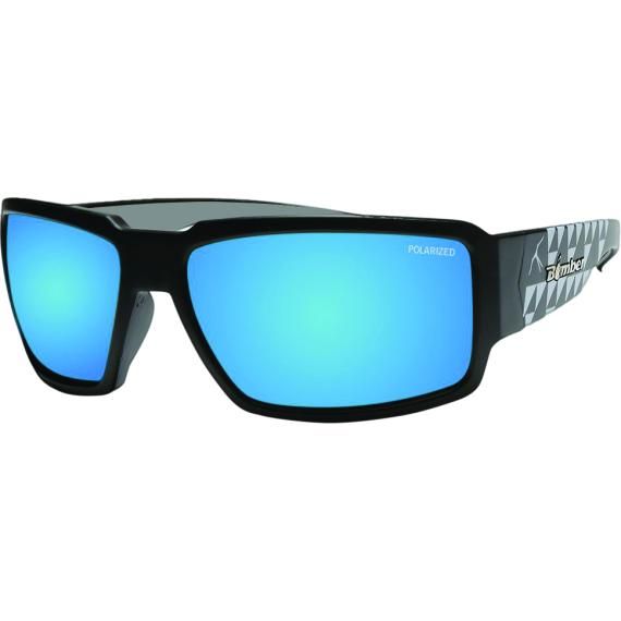 BOMBER Boogie Bomb Eyewear Matte Black W/ice Blue Polarized