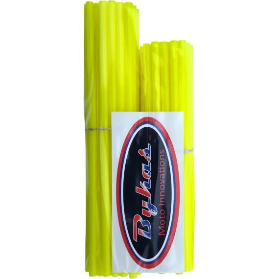 BYKAS Spoke Wraps Neon Yellow 72/pk 21"/19"