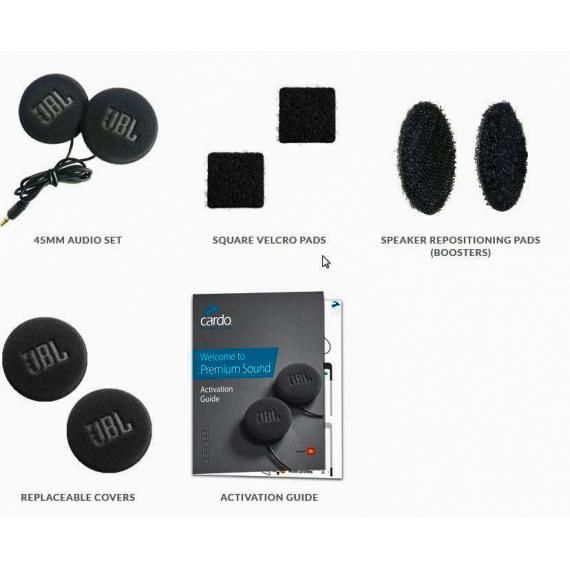 CARDO 45mm Jbl Audio Set