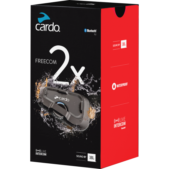 CARDO Freecom 2x Bluetooth Headset Single