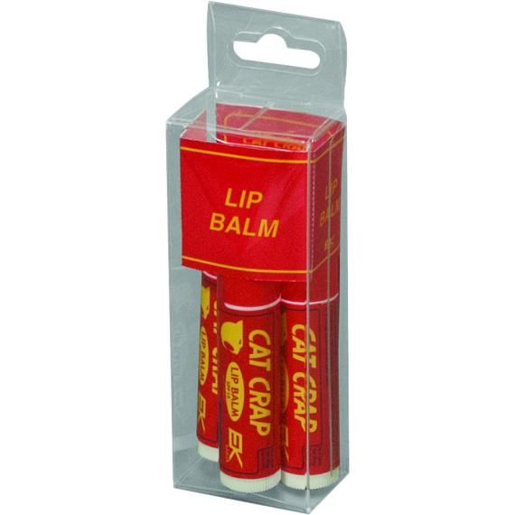 CAT CRAP Lip Balm 0.15oz 3/pk