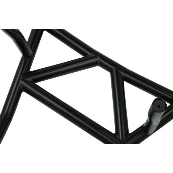 DEVIANT RACE PARTS Rear Bumper Black Pol