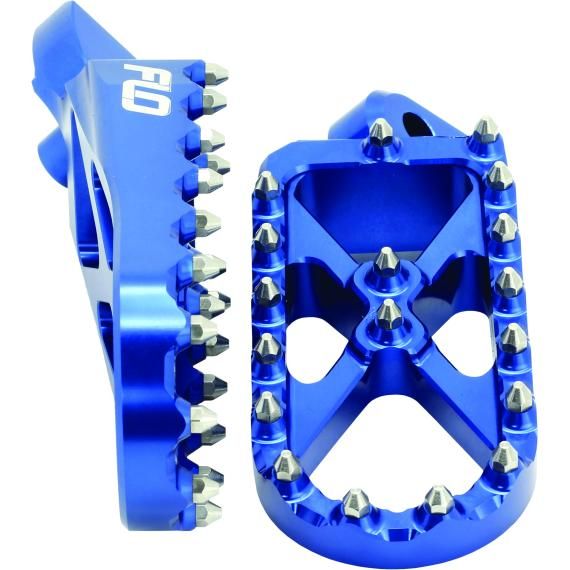 FLO MOTORSPORTS Adventure/snow Footpeg Blue