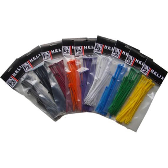 HELIX Cable Ties 4" Black 100/pk