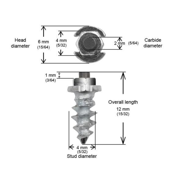 IGRIP 11mm Shoulder Screw Studs Qty 150