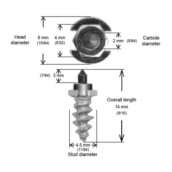 IGRIP 7/16"-11mm Shoulder Studs Qty 200