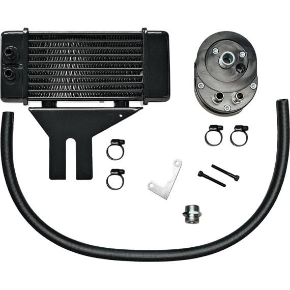 JAGG Lowmount 10-row Oil Cooler Black