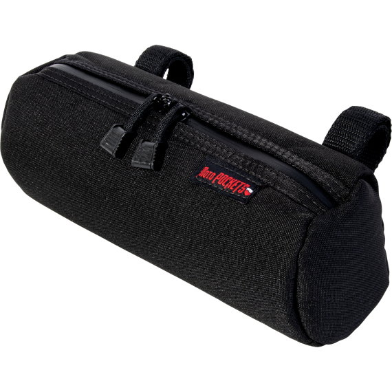 MOTO POCKETS Handlebar Bag Horiz Mnt Black 10.5x4