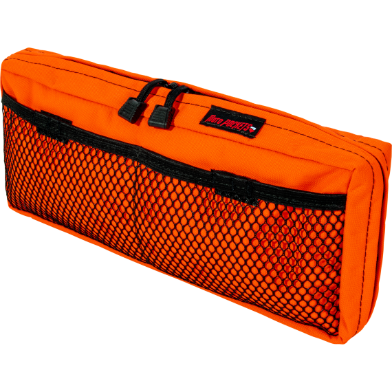 MOTO POCKETS Side Case Bag High-vis Orange 14x6x2