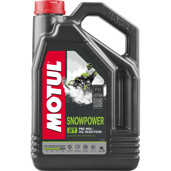 MOTUL Snowpower 2t Ester Engine Oil 4 Ltr 4/case