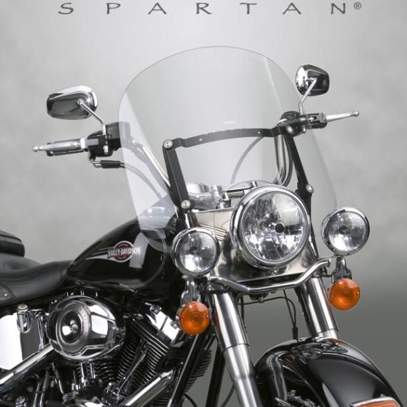 NATIONAL CYCLE Spartan Windshield Clear Quick Release 17"