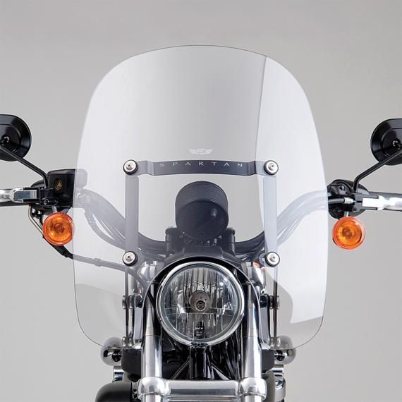 NATIONAL CYCLE Spartan Windshield Clear Quick Release 17"