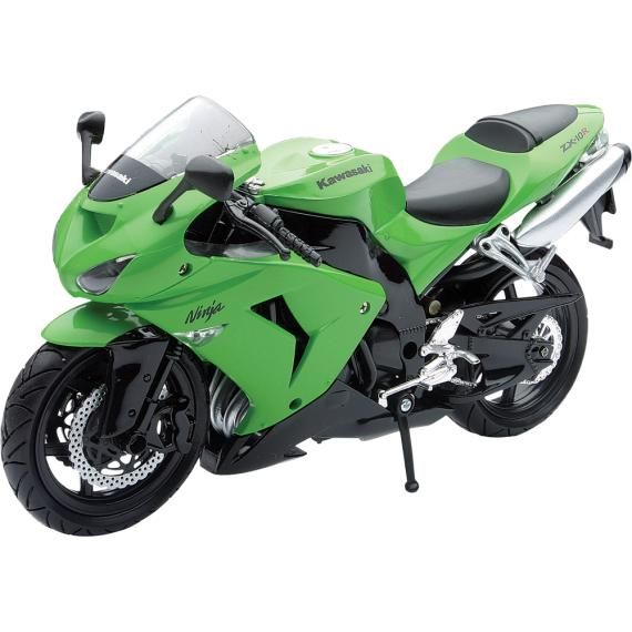 NEW-RAY Replica 1:12 Super Sport Bike 06 Kawasaki Zx10r Green