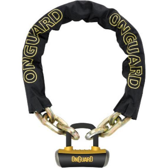 ONGUARD Beast 8016l Chain With U-lock Black/yellow 6 Ft